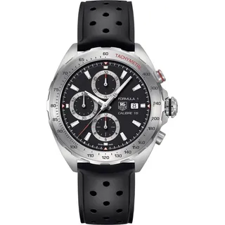 Tag Heuer Formula 1 Herrenuhr Chronograph silber schwarz...