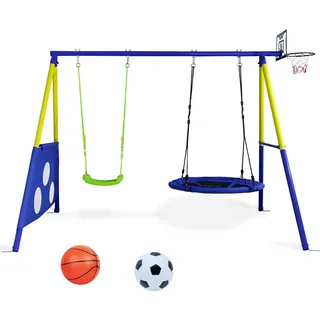 CCLIFE Schaukelgestell Outdoor 200 kg Bunt