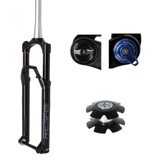 RockShox Reba Rl Crown 40 Mm Mtb-gabel - Gloss Black - 26 ́ ́-650C