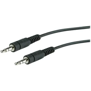 Roline Audiokabel Mini-Phone Stereo 3,5mm (M) - Mini-Phone Stereo 3,5mm (M) 5,0m