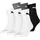 Short Crew Sportsocken 6er Weiß/Grau 47-49