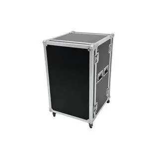 Omnitronic Rack Profi 19 Zoll Rack 15 HE Holz inkl. Griff, inkl. Rollen