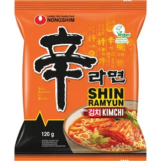 Nongshim - Instant Nudelsuppe, Kimchi - Multipack 20 X 120 GR)