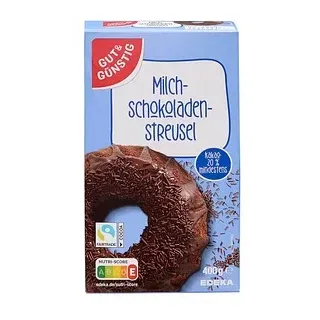 GUT&GÜNSTIG Milchschokoladenstreusel  400,0 g, 1 St.