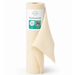 Sensalux Tischdeckenrolle 1,18m x 25m Creme, | Creme