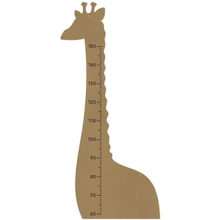 Gomille - Messlatte Giraffe – 54 x 117 cm – Form aus Holz zum Dekorieren – PEFC-zertifiziert 100% – 4201