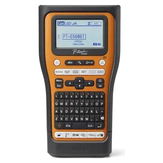 Brother PT-E560BTVP Schwarz/Orange