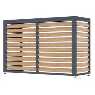 Westmann Boxa M Verkleidung Wärmepumpe Holzoptik 56x140x97cm
