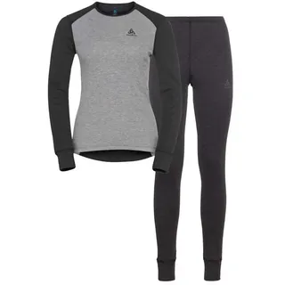 Odlo Active Warm Eco Funktionsunterwäsche-set - Dark Grey Melange / Grey Melange - L