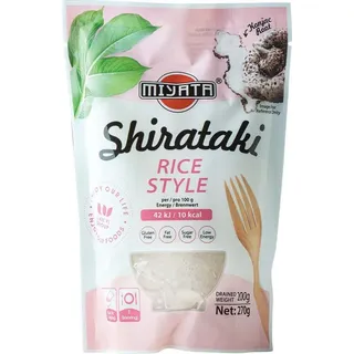 Miyata Shirataki-Reisnudeln 270g - MIYATA Shirataki, Reis Reis aus Konjakmehl, ATG 200g