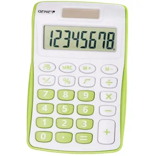 GENIE Taschenrechner 120 G weiß/grün