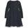 NMFNADJA LS DRESS NOOS Gr 98 N-Gr blau schwarz sapphire Jersey Obermaterial 95 Baumwolle 5 Elasthan bedruckt regular fit Rundhals Kleider