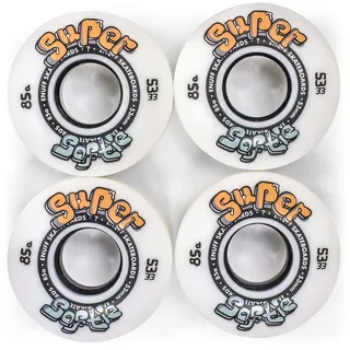 Enuff Skateboards Super Softie Wheels Räder, Erwachsene, Unisex, Weiß (Weiß), 55 mm