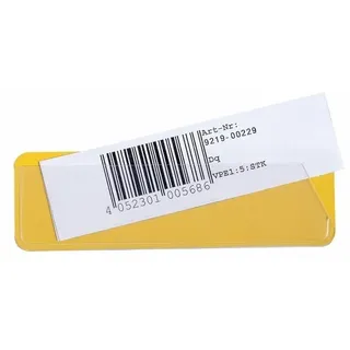Eichner Selbstklebende Einsteckhüllen 40 x 120 mm gelb