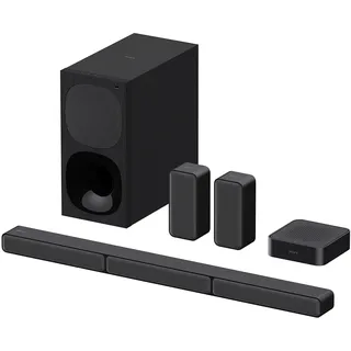 Sony HT-S40R 5.1ch 600W Soundbar für TV mit Subwoofer und kabellosem Rear Speaker mit Bluetooth