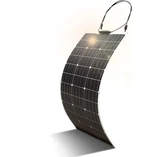 200W Flexibel Solarpanel Flexible Solarmodul Monokristallines Solarpanel für Wohnmobile Camper Van Boote und mehr unebene Oberflächen