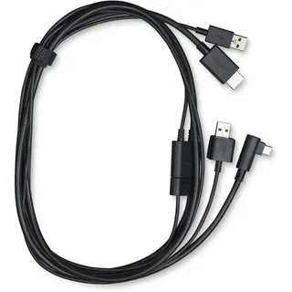 Wacom X-Shape Cable - Video / Audio / Daten / Stromkabel USB, HDMI männlich zu Stromversorgung, Digitalisiereranschluss für DTC133