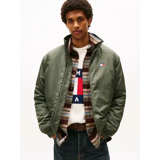 Tommy Hilfiger Tommy Jeans Essential PADDED mit Stehkragen, Grün Pewter Green), S