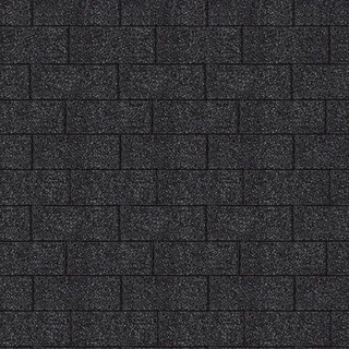 Karibu Dachschindeln Rechteck 3 m2 Schwarz