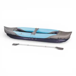 Newcential Kajak für 2 Personen, Set Schlauchboot Paddelboot + Alu Paddel