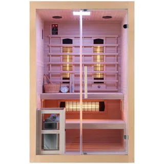 SANOTECHNIK TWINCOMBI Sauna Infrarotkabine 2 Pers. 130x120x200cm