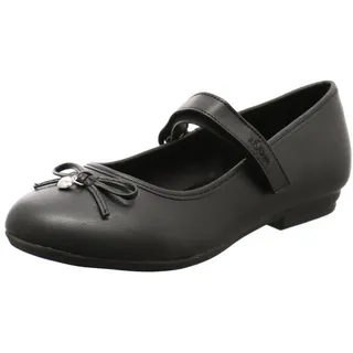 s.Oliver Ballerinas Schleife und Klettverschluss, Schwarz