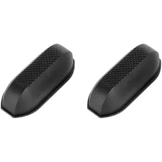 1 Paar schwarze Ersatz-Kunststoff-Noppen Gepäck-Füße Polster Gepäck-Ersatz-Noppen Gepäck-Noppen-Fuß-Füße Polster Gepäck-Noppen-Fuß für Gepäcktaschen, Taschen, Koffer-Stand-Füße für Koffer, Gepäck