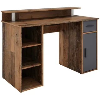 byLIVING Schreibtisch Diego old wood optik/anthrazit