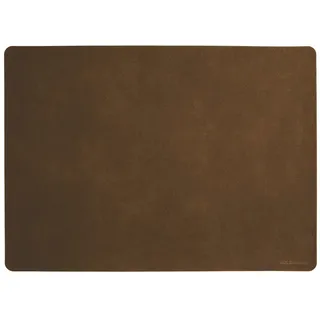 Asa Selection soft leather placemats Tischset dark sepia