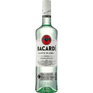 Bacardi Carta Blanca 37,5% vol 1 l