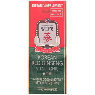 JungKwanJang Korean Red Ginseng Vital Tonic 10x20ml – MHD 04/2025 – Sonderpreis