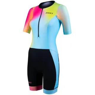 ZONE3 Activate+ Kurzarm-trisuit - Neon / Black - S