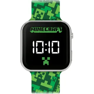 Minecraft Lässige Uhr MIN4273 0 mm Digital grün