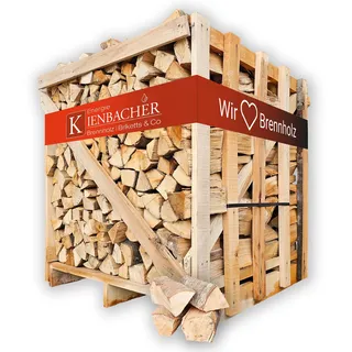 Brennholz Buche 25cm trocken Kaminholz ofenfertig Ofen Holz Feuerholz Scheitholz Kaminfeuer Lagerfeuer Pizzaofen 1RM Box für die Heizsaison 2025/2026 | Energie Kienbacher