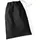 Baumwoll Utensilien Beutel Sportbeutel W115 black S 25 x 30 cm