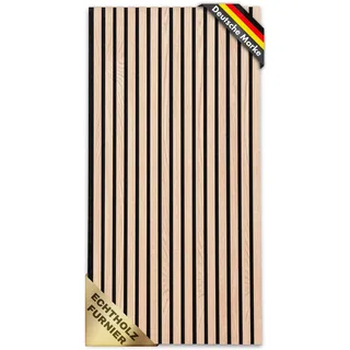 Karat Akustikpaneel Eiche hell 2 St. 118 x 60 x 2,1 cm