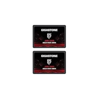 Gigastone SATA SSD 2TB (2er Pack) 2,5 Zoll 3D NAND Bis zu 550MB/s interne SSD SATA III SSD Festplatte Kompatibel mit Laptop und PC Desktop Festkörper-Laufwerk 2,5" SLC Cache Performance
