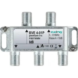 Axing Kabel-TV Verteiler 4-fach 5 - 1218MHz