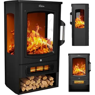 Tronitechnik Elektrokamin schwarz