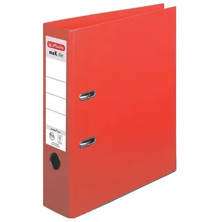 maX.file protect plus Ordner rot Kunststoff 8,0 cm DIN A4