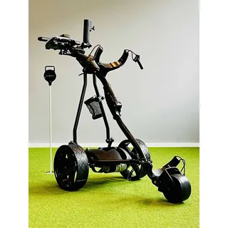 Elektro Golf Trolley CADDYONE 410 Schwarz, 300W, 18Ah-Lithium-Akku