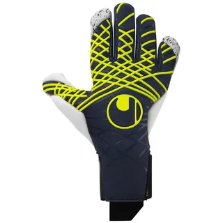 Uhlsport Prediction Flex HN Torwarthandschuhe marine/weiß/fluo gelb 12
