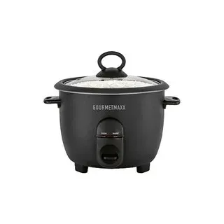 GOURMETmaxx Reiskocher schwarz B/H/L: ca. 23,9x20,4x23,9 cm - Schwarz