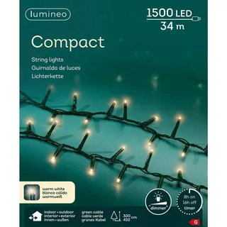 Kaemingk LED-Lichterkette Compact 34 m grün