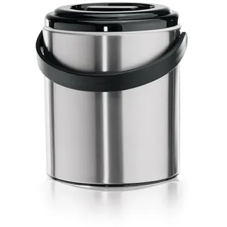 Was Germany - Eiseimer, 1,6 ltr., Ø 14 cm, mit Kunststoffzange und perforiertem Einsatz, Edelstahl