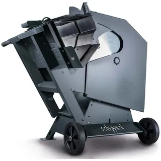 Scheppach Wippsäge wox d700 gunmetal - 400V 50Hz 7500W | 700mm | inkl. Wippenverlängerung & Fahrvorrichtung | Brennholzsäge