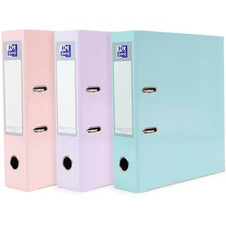 Oxford Premium Akten-Ordner DIN A4 80 mm Pastell 3 St.