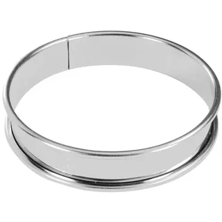 De Buyer Tortenring Edelstahl - Durchmesser 10 cm, Höhe 2 cm - 3091.10N, Silber