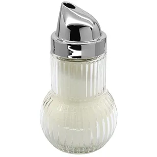 Fackelmann 46907 Zuckerstreuer, Glas mit Chromkapsel