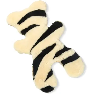 Fellhof Lammfell Unterlage Bärlibu 72 cm | zebra - beige